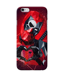 Deadpool Love Iphone 6 Logocut Back Cover