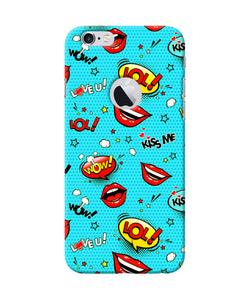 Lol Lips Print Iphone 6 Logocut Back Cover