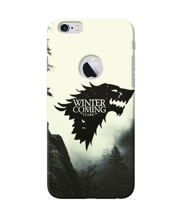Winter Coming Stark Iphone 6 Logocut Back Cover