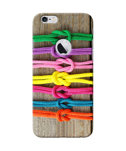 Colorful Shoelace Iphone 6 Logocut Back Cover