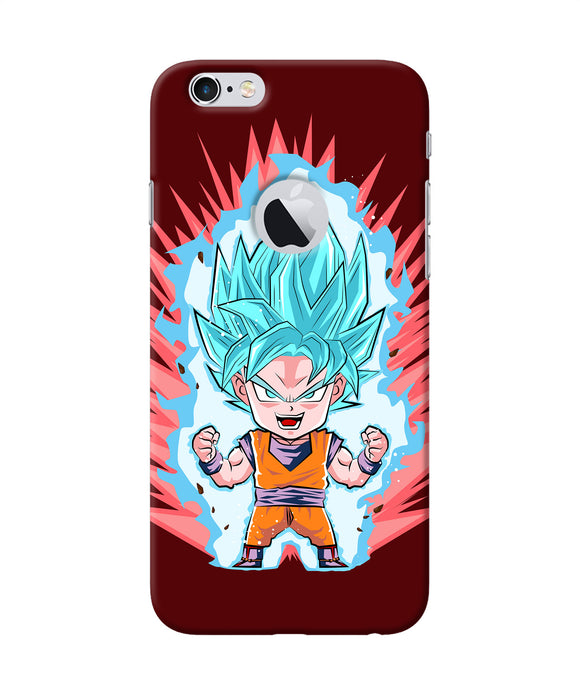 Goku Little Character Iphone 6 Logocut Back Cover