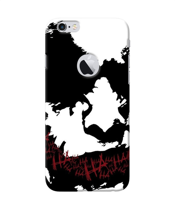 Black And White Joker Rugh Sketch Iphone 6 Logocut Back Cover