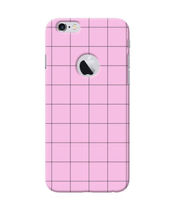 Pink Square Print Iphone 6 Logocut Back Cover