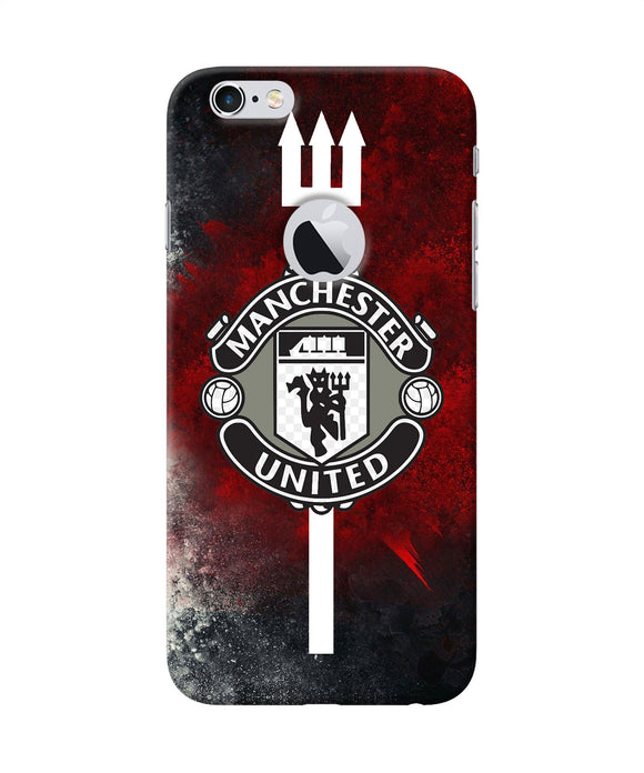 Manchester United Iphone 6 Logocut Back Cover