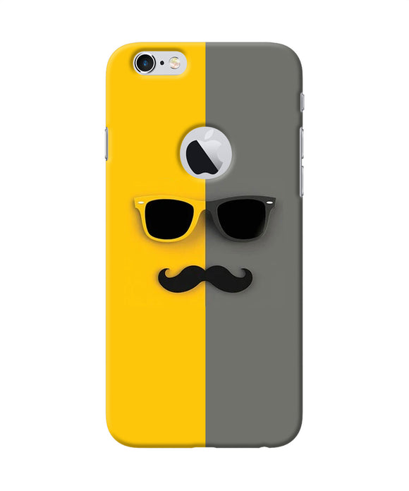 Mustache Glass Iphone 6 Logocut Back Cover