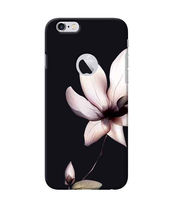 Flower White Iphone 6 Logocut Back Cover