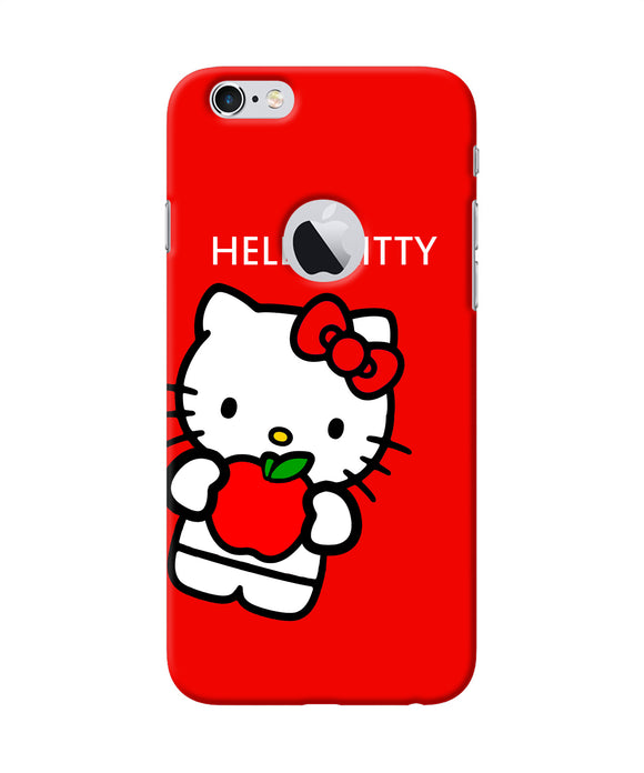 Hello Kitty Red Iphone 6 Logocut Back Cover