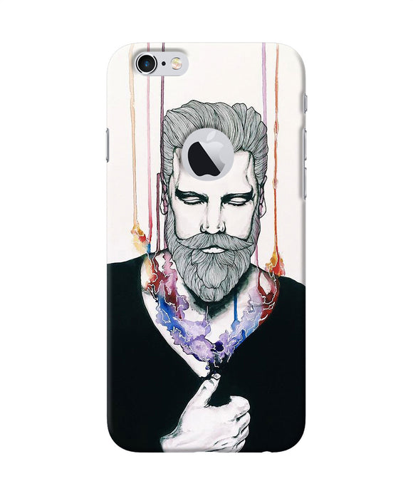 Beard Man Character Iphone 6 Logocut Back Cover
