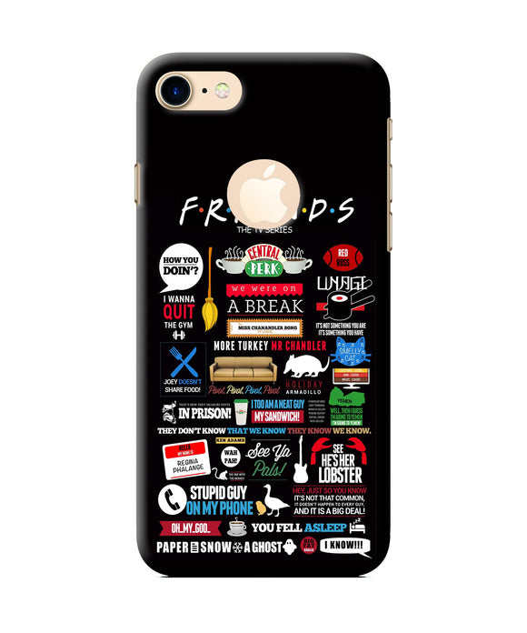 Friends Iphone 7 Logocut Back Cover