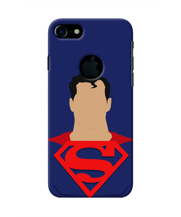 Superman Cape Iphone 7 logocut Real 4D Back Cover