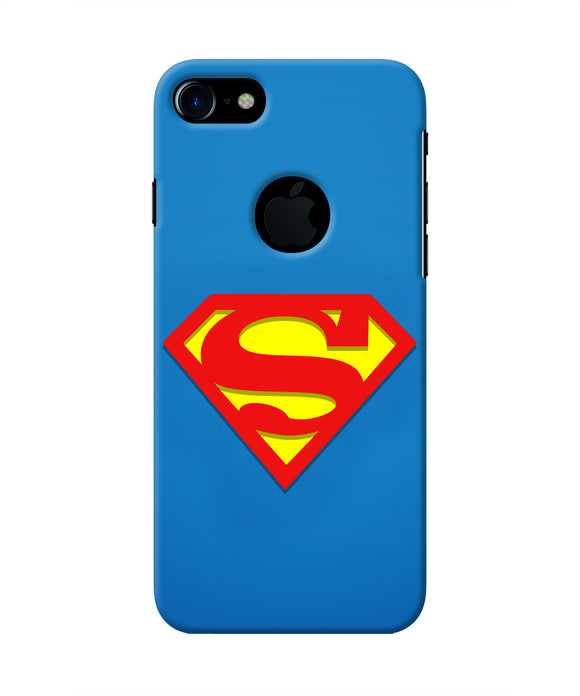 Superman Blue Iphone 7 logocut Real 4D Back Cover