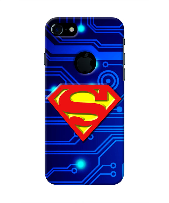 Superman Abstract Iphone 7 logocut Real 4D Back Cover