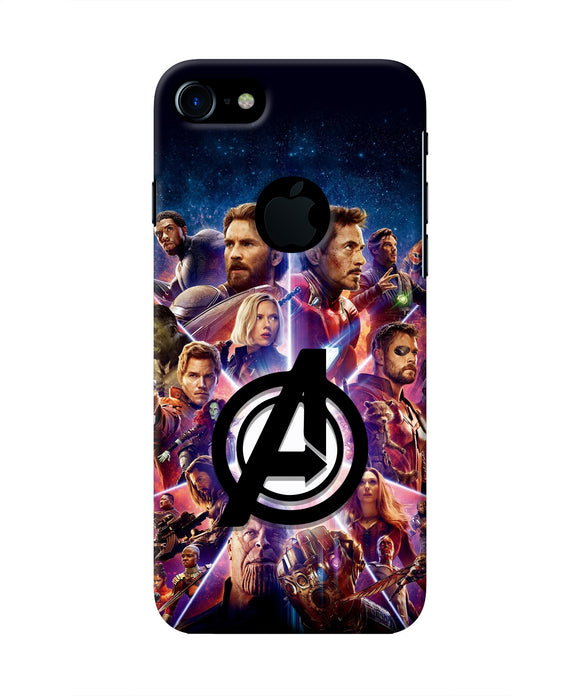 Avengers Superheroes Iphone 7 logocut Real 4D Back Cover