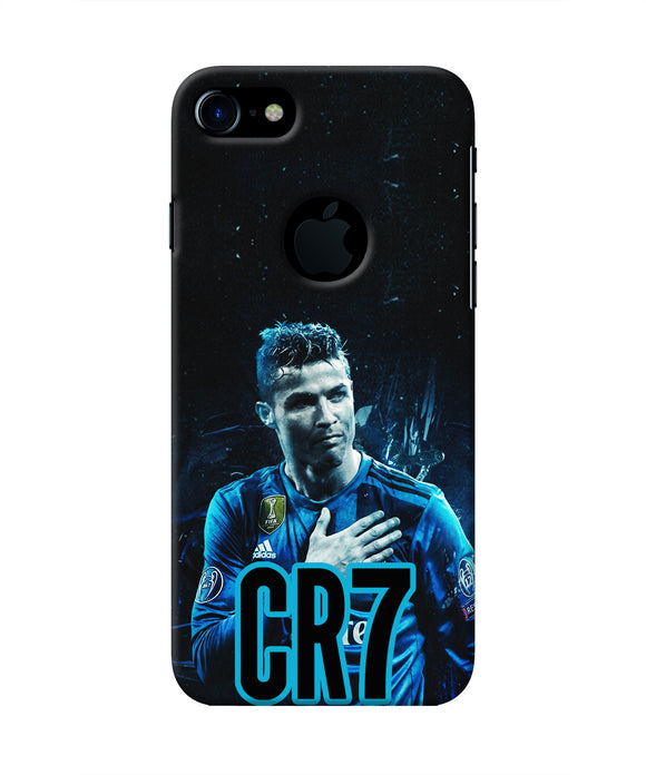 Christiano Ronaldo Blue Iphone 7 logocut Real 4D Back Cover