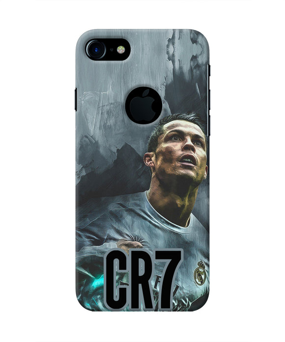 Christiano Ronaldo Grey Iphone 7 logocut Real 4D Back Cover