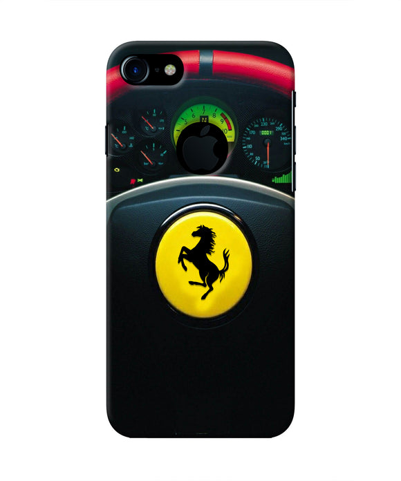 Ferrari Steeriing Wheel Iphone 7 logocut Real 4D Back Cover