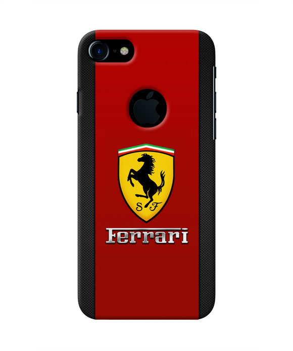 Ferrari Abstract Red Iphone 7 logocut Real 4D Back Cover