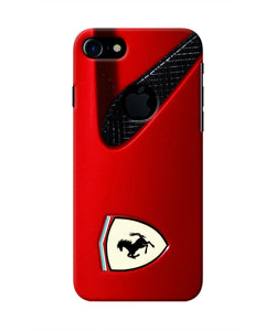 Ferrari Hood Iphone 7 logocut Real 4D Back Cover