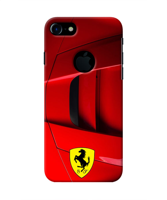 Ferrari Car Iphone 7 logocut Real 4D Back Cover