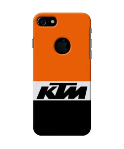 KTM Colorblock Iphone 7 logocut Real 4D Back Cover