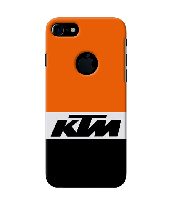 KTM Colorblock Iphone 7 logocut Real 4D Back Cover