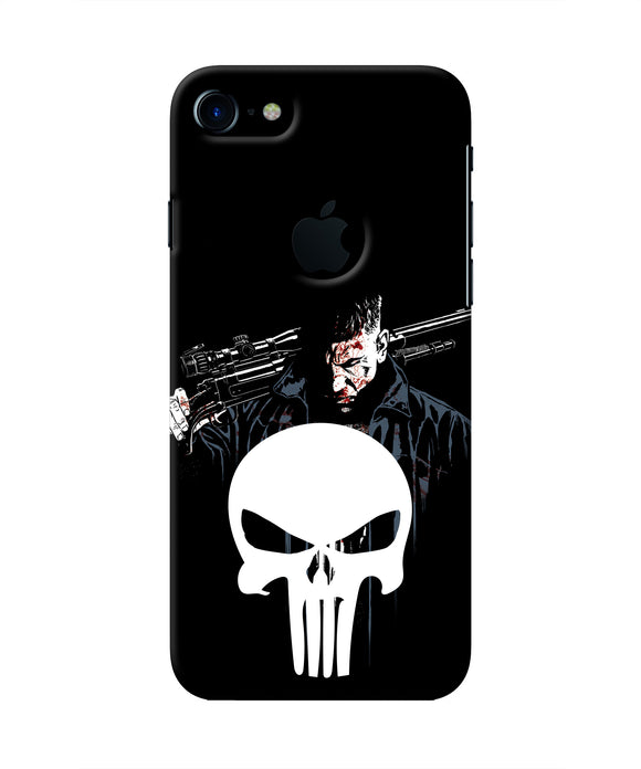Punisher Character Iphone 7 logocut Real 4D Back Cover