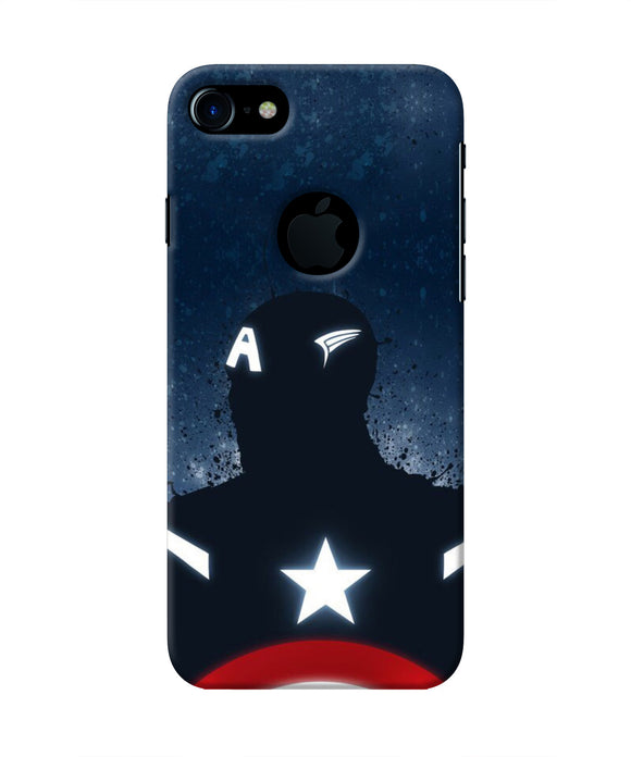 Captain america Shield Iphone 7 logocut Real 4D Back Cover