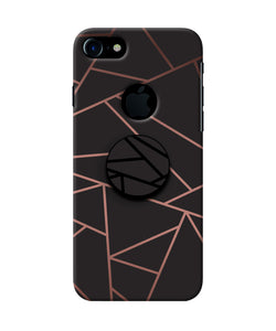 Geometric Pattern Iphone 7 logocut Pop Case