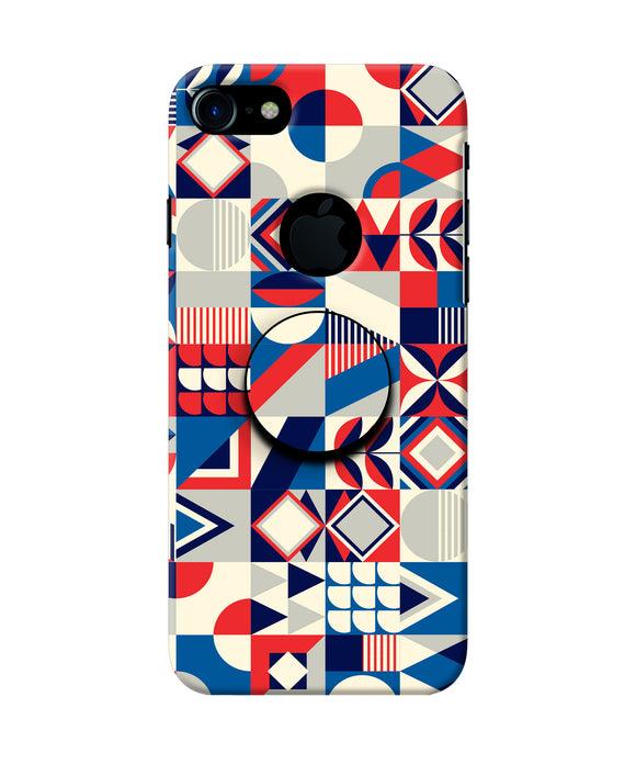 Colorful Pattern Iphone 7 logocut Pop Case