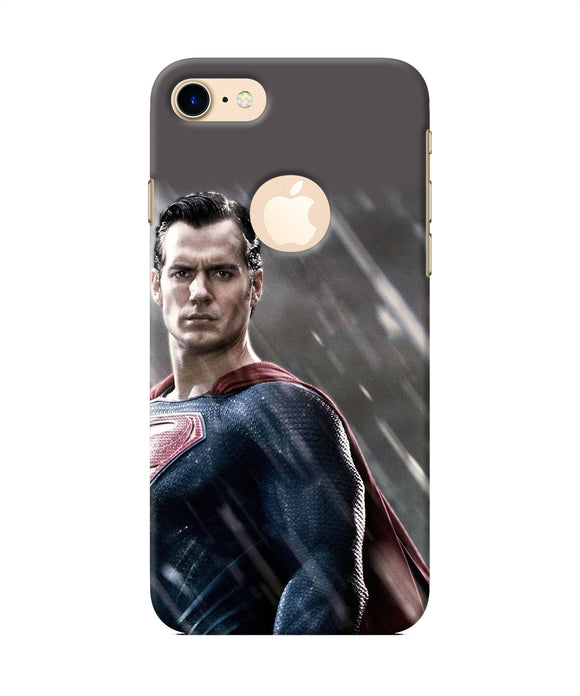 Superman Man Of Steel Iphone 7 Logocut Back Cover