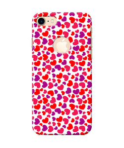 Heart Print Iphone 7 Logocut Back Cover