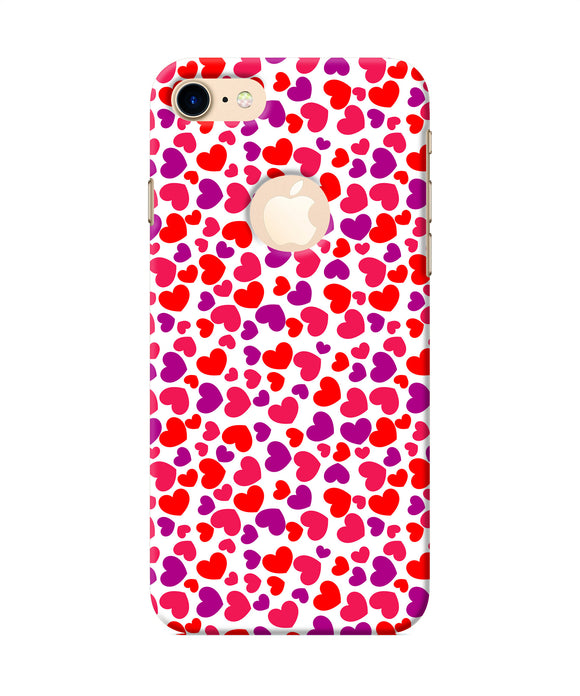 Heart Print Iphone 7 Logocut Back Cover