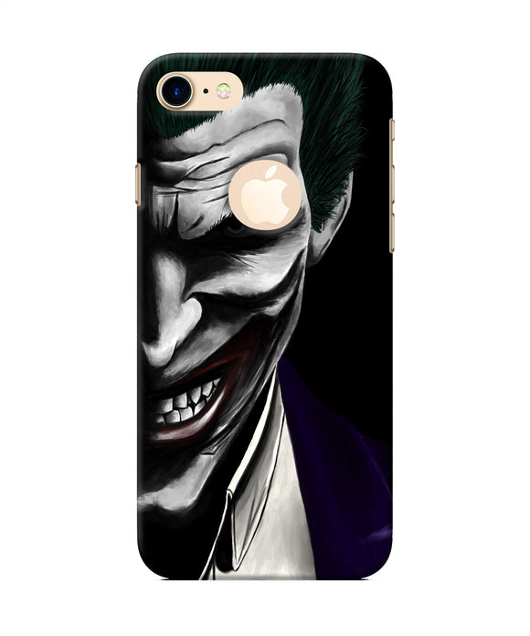 The Joker Black Iphone 7 Logocut Back Cover
