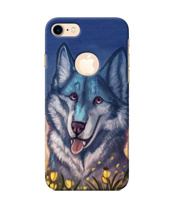Cute Wolf Iphone 7 Logocut Back Cover