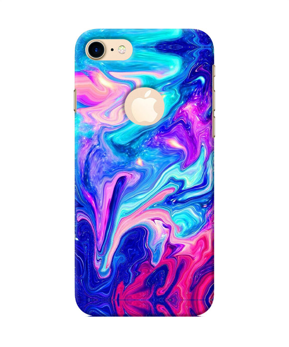 Abstract Colorful Water Iphone 7 Logocut Back Cover