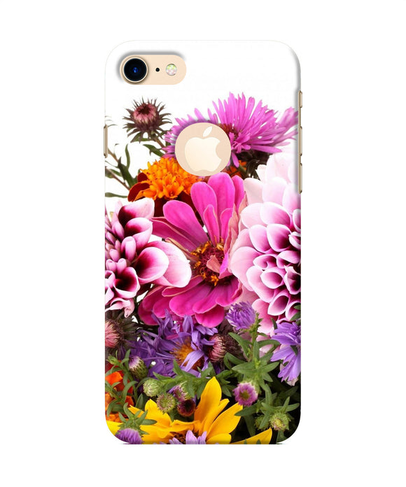 Natural Flowers Iphone 7 Logocut Back Cover