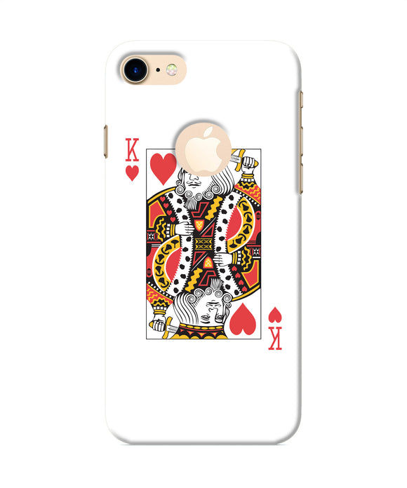 Heart King Card Iphone 7 Logocut Back Cover
