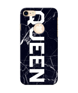 Queen Marble Text Iphone 7 Logocut Back Cover