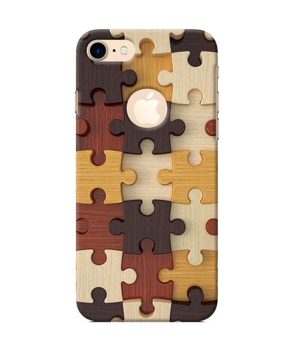 Wooden Puzzle Iphone 7 Logocut Back Cover