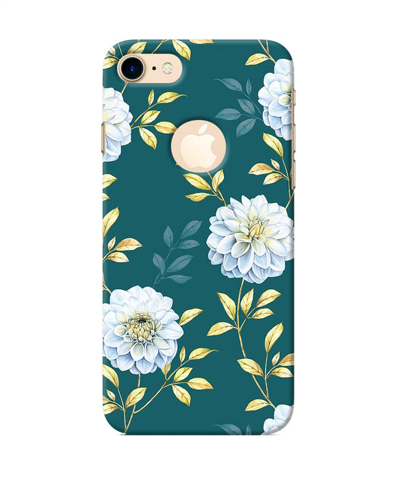 Flower Canvas Iphone 7 Logocut Back Cover