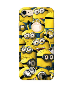 Minions Crowd Iphone 7 Logocut Back Cover