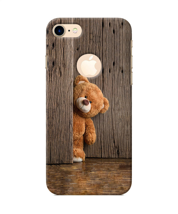 Teddy Wooden Iphone 7 Logocut Back Cover