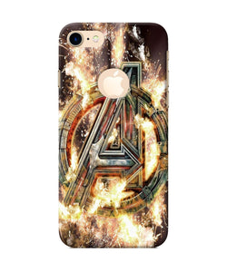 Avengers Burning Logo Iphone 7 Logocut Back Cover