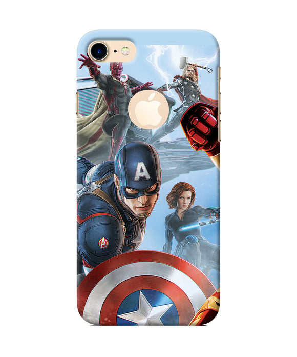 Avengers On The Sky Iphone 7 Logocut Back Cover