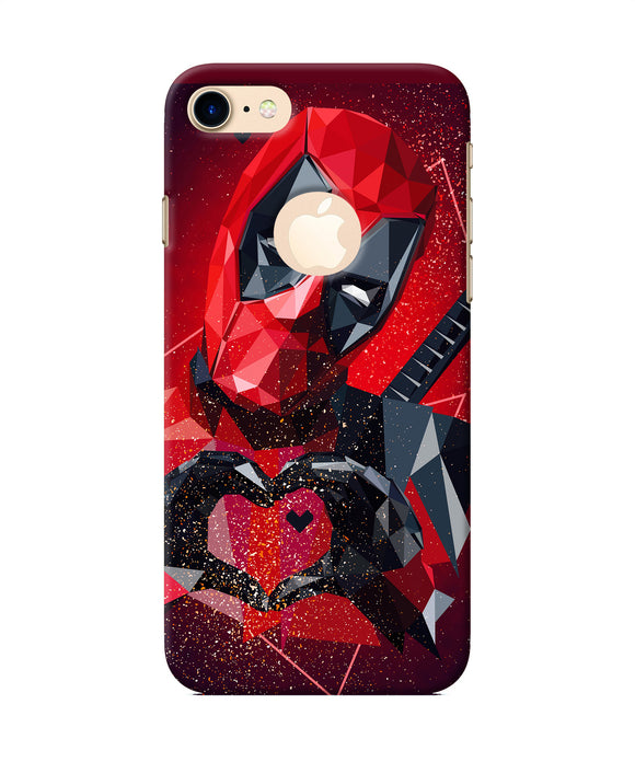 Deadpool Love Iphone 7 Logocut Back Cover