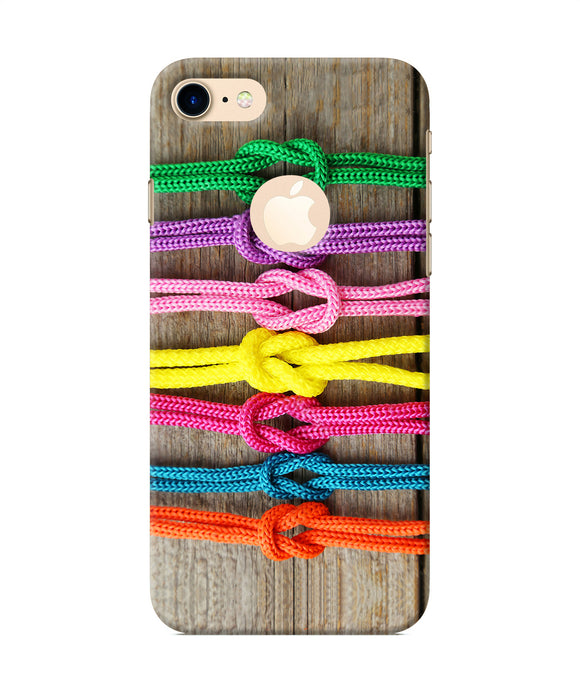 Colorful Shoelace Iphone 7 Logocut Back Cover