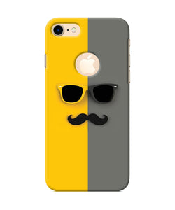Mustache Glass Iphone 7 Logocut Back Cover