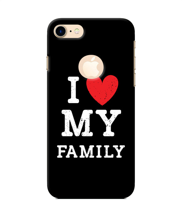 I Love My Family Iphone 7 Logocut Back Cover