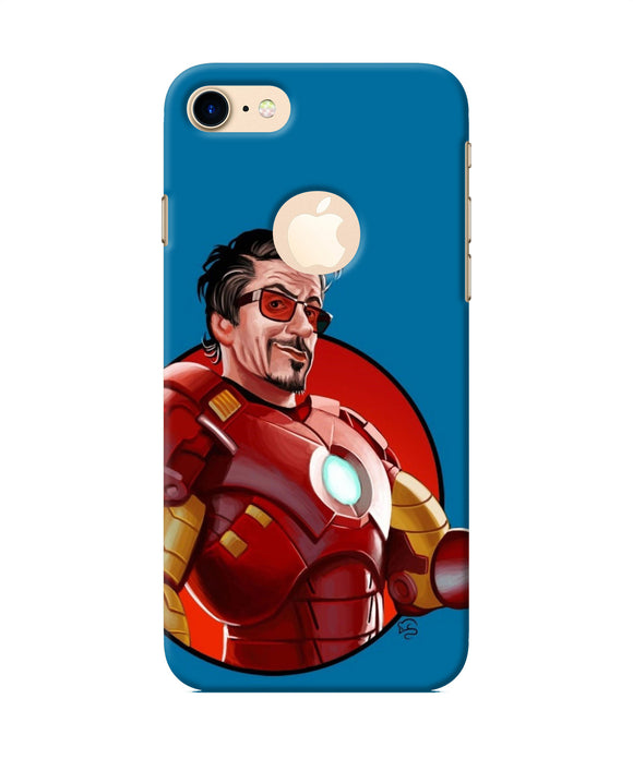 Ironman Animate Iphone 7 Logocut Back Cover