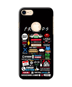 Friends Iphone 8 Logocut Back Cover